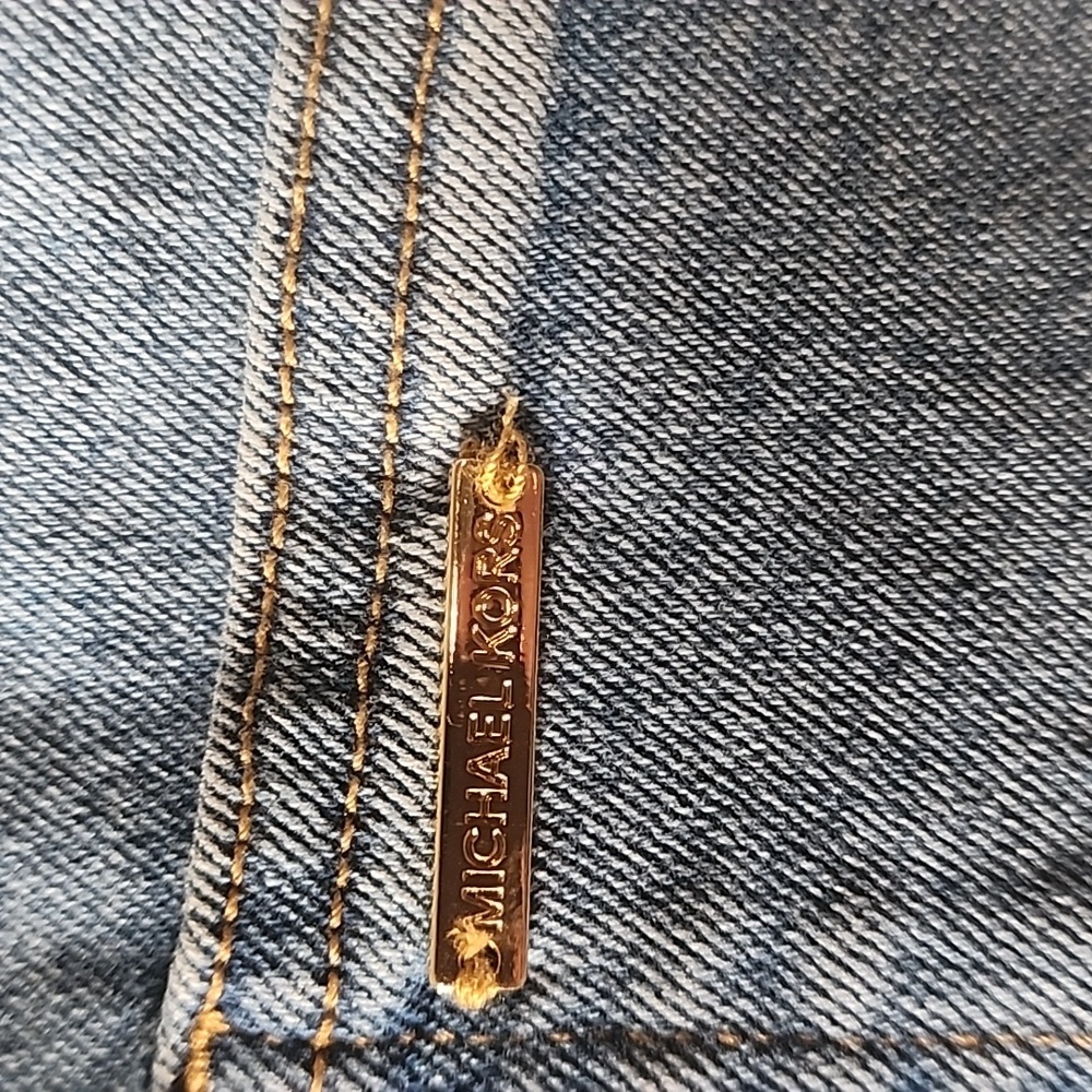 Michael Kors Light Blue Flare Jeans - Picture 4 of 5